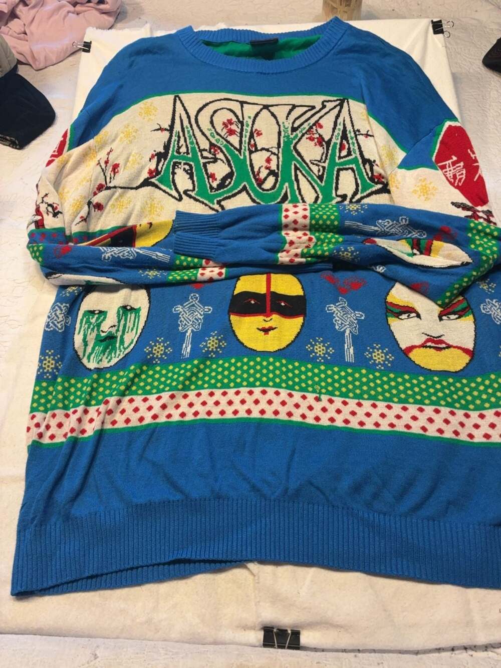WWE Asuka Authentic 2XL Ugly Christmas Sweater